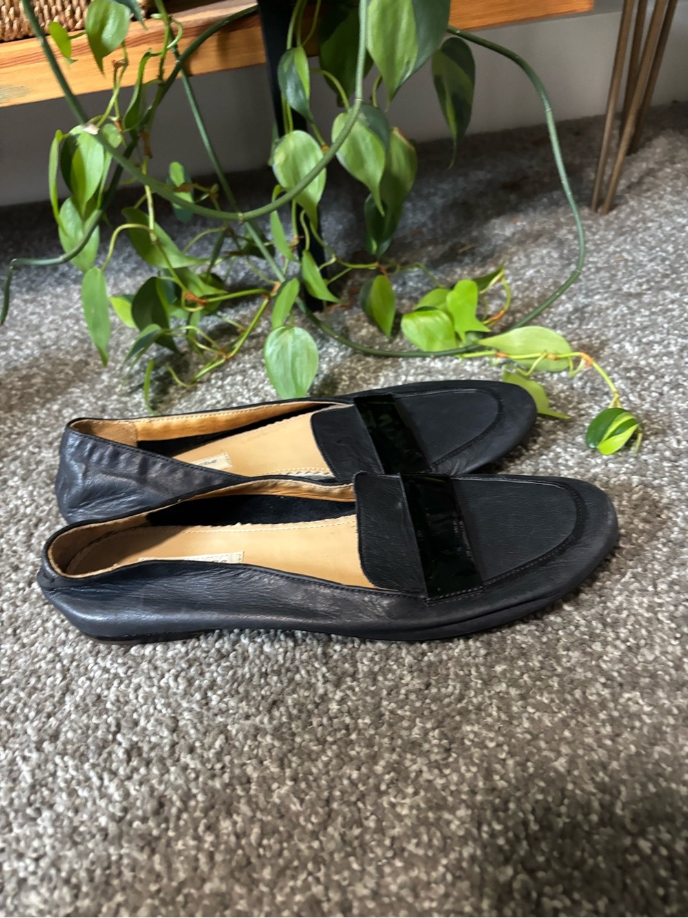 Rag & Bone Classic Black Women's Leather Loafers | Size 37 - Picture 2 of 6